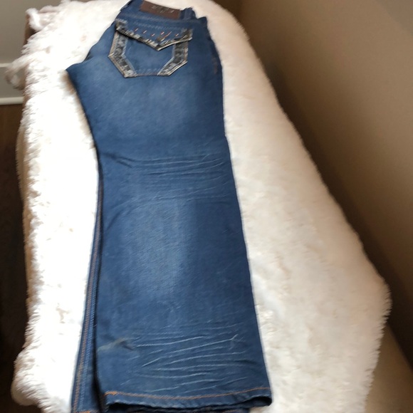 NWT Do Denim embellished Jeans, Size 32X32, - Picture 4 of 9